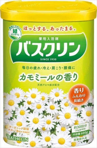 バスクリン　カモミールの香り　600G 【 バスクリン 】 【 入浴剤 】