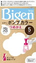 ビゲンポンプカラー　つめかえ　5　ブラウン 【 ホーユー 】 【 ヘアカラー・白髪用 】