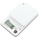 洗えるデジタルクッキングスケール2kg ホワイト