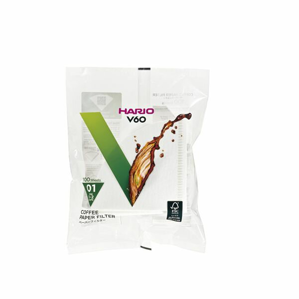 V60用ペーパーフィルター01W 1〜2杯用 100枚入 ※メーカー欠品12月下旬入荷予定