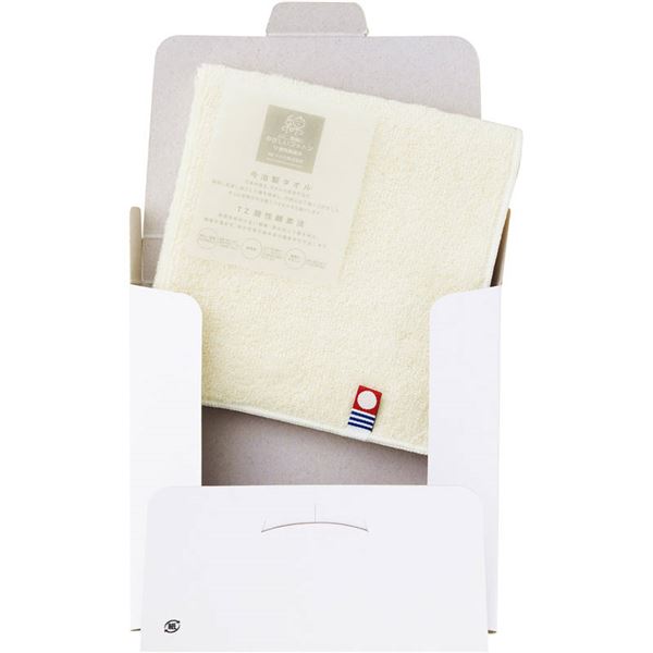 今治 エコナチュール タオルハンカチ 20cm 1P E-31314 生成り