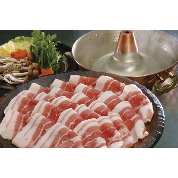 琉球長寿豚しゃぶしゃぶ バラ600g L-R-B060-1【直送品】［］