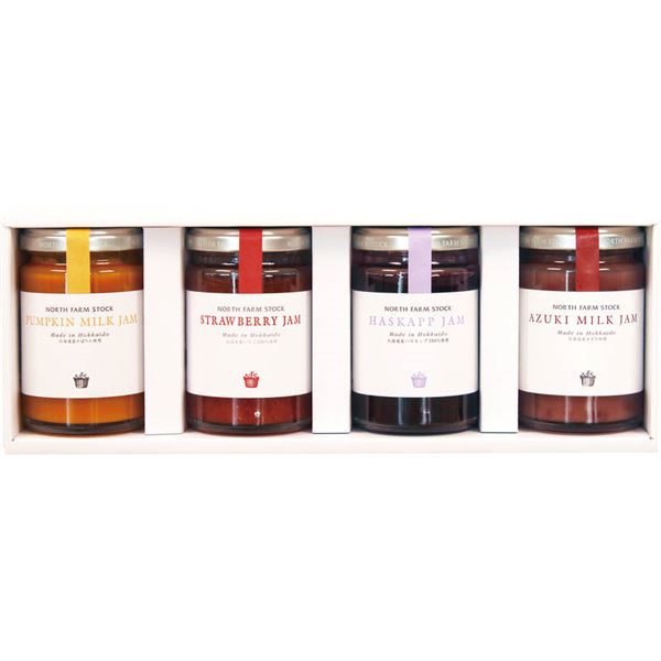 ノースファームストック 北海道4種のジャムセット JOS-04