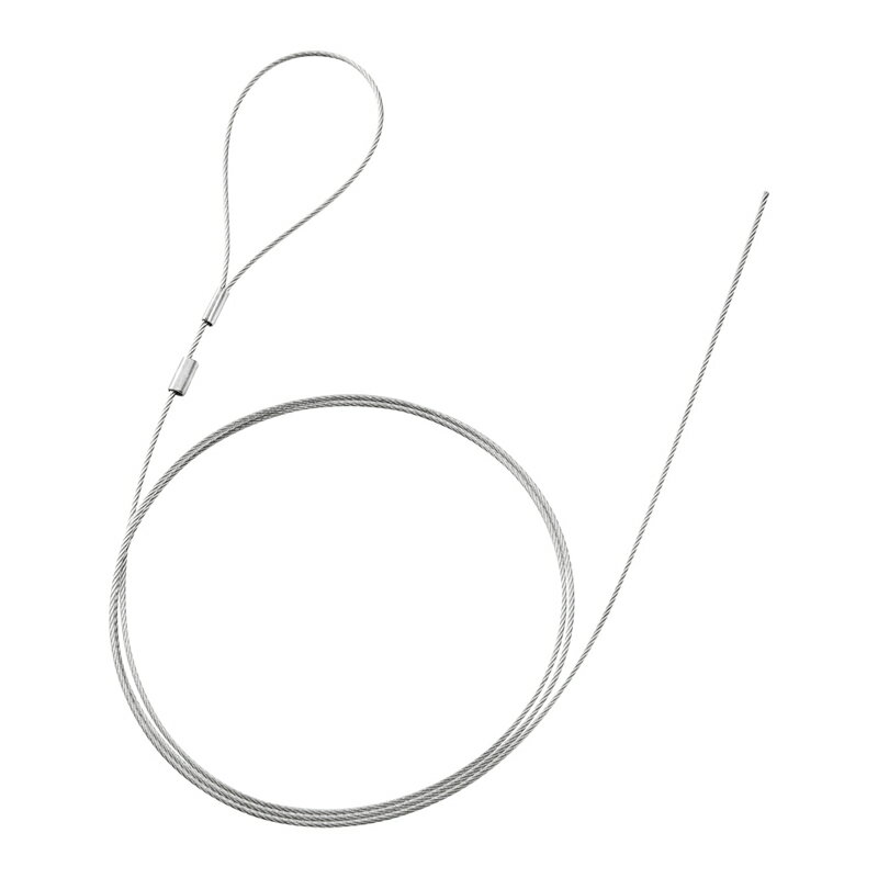 eセキュリティ（ワイヤー、長さ1.0m・直径1.5mm・片側かしめなし） [SLE-13W]