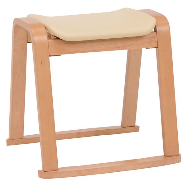 スタッキングスツール VH-7931 ナチュラル【VH-7931NA】［入数：2点]