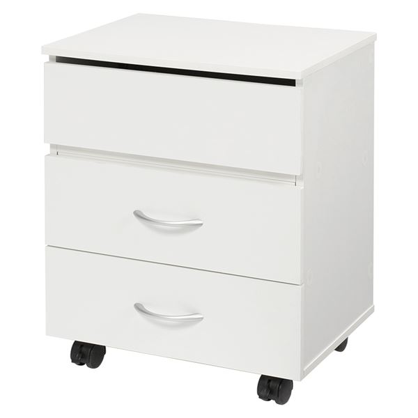 コスメワゴン　RUD-1830 ホワイト【RUD-1830-WH】