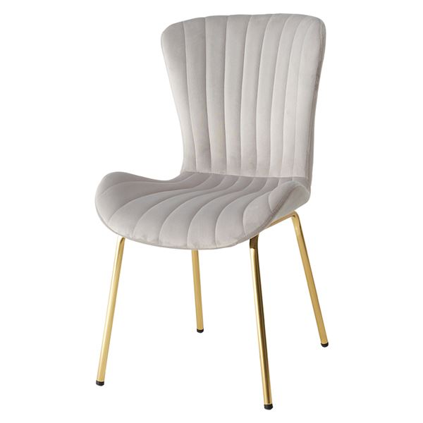 チェア　LC-4763 ライトグレー【LC-4763LGY】