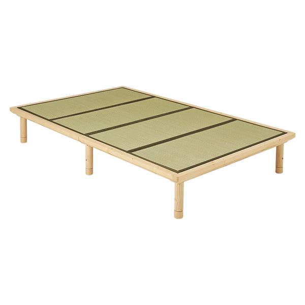 畳セミダブルベッド　WB-7717SD ナチュラル/クラマ【WB-7717SD-NAクラマ】