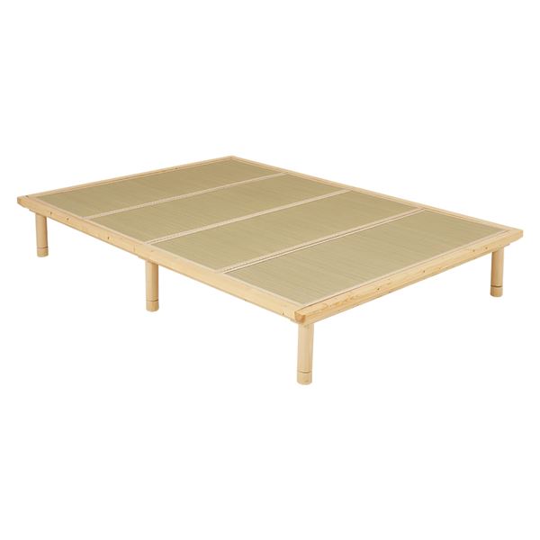 畳ダブルベッド　WB-7717D ナチュラル/キフネ【WB-7717D-NAキフネ】