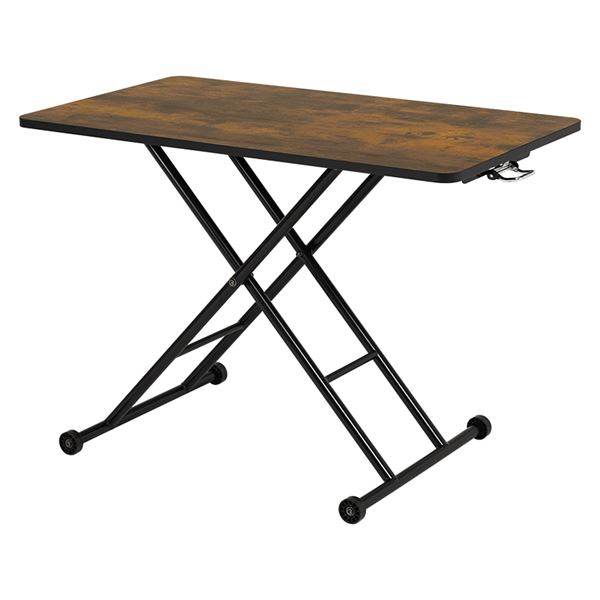 昇降テーブル KT-3184 アンティークブラウン【KT-3184AB】