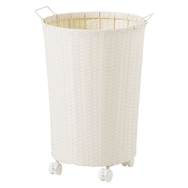 バスケットワゴン　RUD-2448 ホワイト【RUD-2448WH】