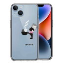 iPhone 14 Plus 側面ソフト 背面ハード ハイブリッド クリア ケース アリス 帽子屋 単品