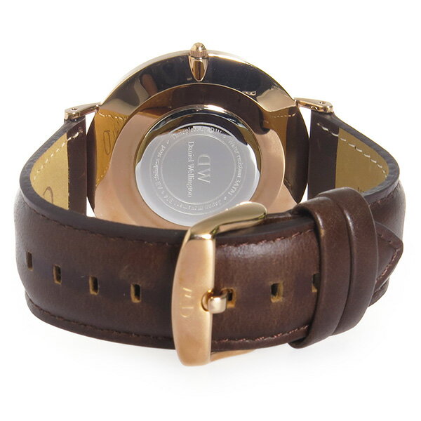 ダニエルウェリントン 腕時計 CLASSIC BRISTOL 40 ローズゴールド 0109DW DW00100009 DW00600009 ホワイト ダークブラウン ホワイト