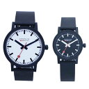 ペアウォッチ モンディーン MONDAINE 腕時計 セット 41mm 32mm MS141110RB MS132120RB クォーツ ブラック