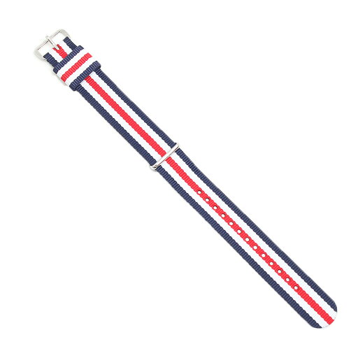 ダニエルウェリントン DANIEL WELLINGTON 替えベルト腕時計用 ラグ幅18mm dw00200051 NATO ネイビー ホワイト レッド ダニエルウェリントン DANIEL WELLINGTON 替えベルト腕時計用 ラグ幅18mm dw00200051 NATO ネイビー ホワイト レッド