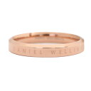 ダニエルウェリントン DANIEL WELLINGTON リング CLASSIC RING DW00400025 メンズ 27号 ローズゴールド