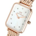 ダニエルウェリントン DANIEL WELLINGTON Quadro Lumine 5-Link Melrose DW00100620 腕時計 マザーオブパールホワイト クオーツ