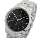 ダニエルウェリントン DANIEL WELLINGTON ICONIC CHRONOGRAPH LINK DW00100645 腕時計 メンズ ブラック クオーツ アナログ