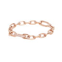 ダニエルウェリントン DANIEL WELLINGTON Crystal Link Bracelet 165mm RG ブレスレット DW00400573 レディース ローズゴールド