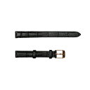 ダニエルウェリントン DANIEL WELLINGTON 替えベルト腕時計用 ラグ幅12mm dw00200182 レザー ブラック クロコダイル型押し