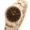 ダニエルウェリントン DANIEL WELLINGTON Iconic Link Amber 32mm RoseGold Brown DW00100462 腕時...