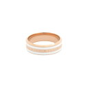 ダニエルウェリントン DANIEL WELLINGTON Emalie Ring Satin White RG 56 リング アクセサリー 指輪 DW00400043 レディース メンズ ローズゴールド ホワイト