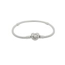 【ブランド純正BOX&ショッパー付き】 パンドラ PANDORA Moments Heart & Snake Chain Bracelet アクセサリー ブレス...