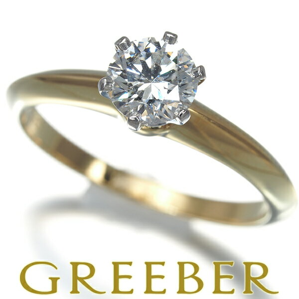 Rakuten - Tiffany&Co. ティファニー リング ダイヤ ダイヤモンド 0.56ct ソリティア 10.5号 K18YG/Pt950 Ring 指輪 【中古】BLJ