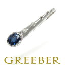 ★ポイント5倍対象商品★ サファイア 0.67ct ダイヤ ダイヤモンド 0.07ct ペンダント トップ K18WG Pendant 【中古】GENJ