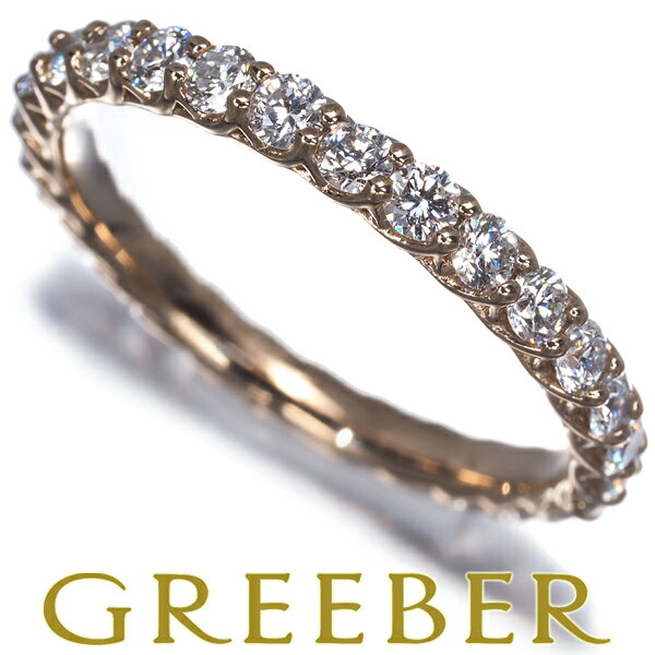 Pink Gold - ★ポイント5倍対象商品★ ゆきざき リング ダイヤ ダイヤモンド 1.00ct ユキエタ フルエタニティ 12号 K18PG Ring 指輪 【中古】BLJ/GENJ