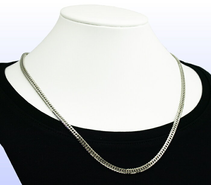 喜平 ネックレス Pt850 6面ダブル 30g 50cm プラチナ キヘイ 【新品】/SZK