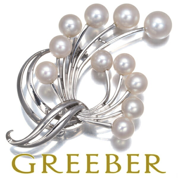 【美品】MIKIMOTO ブローチ あこや真珠 8珠 M刻印 シルバー 楽天市場】ミキモト(カラーシルバー)(ブローチ|レディース