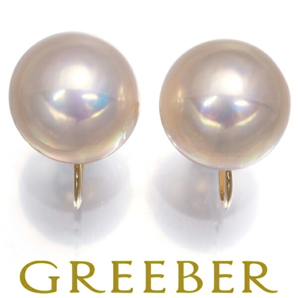 【要獲得！先着順最大4万円クーポン！】TASAKI タサキ イヤリング マベ真珠 13.7mm K18YG Earrings【中古】BLJ