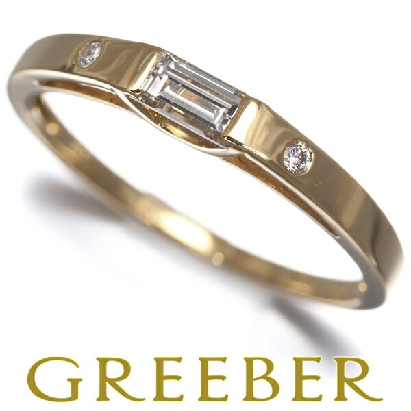 Rakuten - ダイヤ ダイヤモンド 0.25ct バゲット 2種カット リング K18YG Ring 指輪 【中古】GENJ