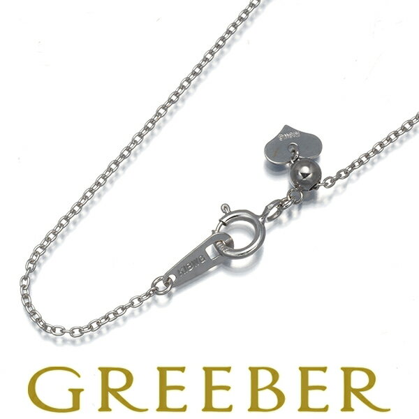 Rakuten - アズキ チェーンネックレス 45cm K18WG Necklace【中古】GENJ
