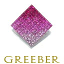 ★ポイント5倍対象商品★ ピンクサファイア 1.98ct ミステリーセッティング グラデーション ペンダント トップ K18WG Pendant 【中古】GENJ