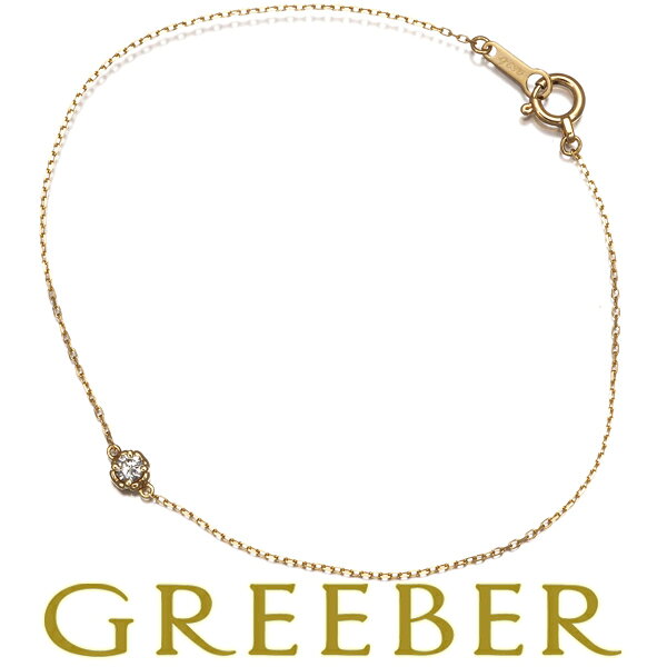 ★ポイント5倍対象商品★ AHKAH アーカー ブレスレット ダイヤ ダイヤモンド ティア K18YG Bracelet【中古】BLJ
