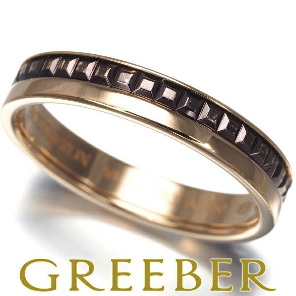【要獲得!先着順最大3万円クーポン!】BOUCHERON ブシュロン リング キャトルクラシック ハーフ 58号 K18PG/ブラウンコーティング 保証書 Ring 指輪 【中古】BLJ