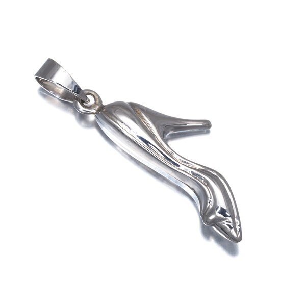 グリーバーのウノアエレ ペンダント トップ ハイヒール K18WG Pendant【中古】BLJ/GENJ｜アングル2