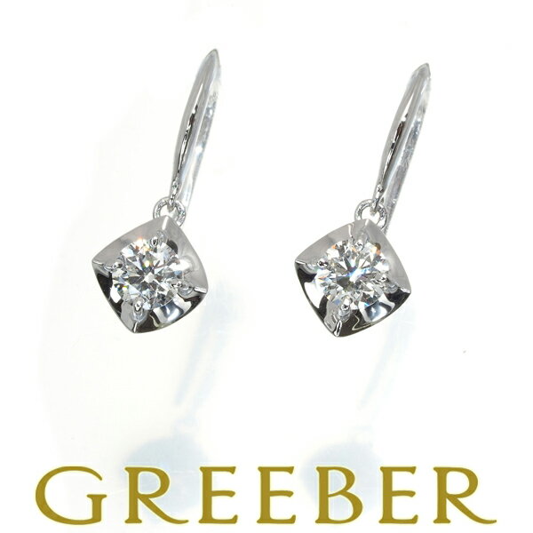 フォーエバーマーク ピアス ダイヤ ダイヤモンド 0.19ct/0.19ct フック Pt900 BLJ/GENJ