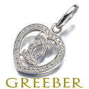 【要獲得!先着順最大3万円クーポン】★ポイント5倍対象商品★ Cartier カルティエ ペンダント トップ ダイヤ ダイヤモンド 2C ドゥーブルC C2 ハート チャーム K18WG Pendant 【中古】BLJ(4)