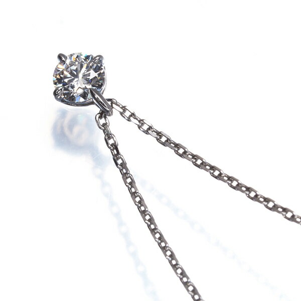 ★ポイント5倍対象商品★ スタージュエリー ネックレス ダイヤ ダイヤモンド 0.15ct 一粒 Pt950 Necklace【中古】BLJ/GENJ
