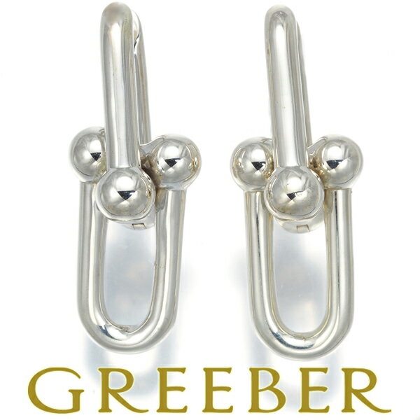 Tiffany&Co. ティファニー ピアス ハードウェア リンク ラージ シルバー 925 Pierce【中古】BLJのサムネイル