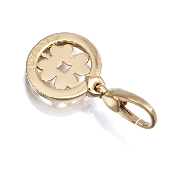 BVLGARI ブルガリ ペンダント トップ トンドクローバー チャーム K18YG Pendant【...