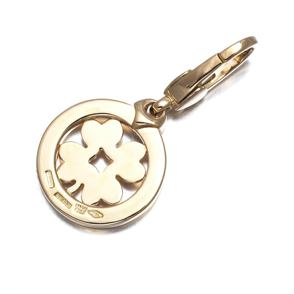 BVLGARI ブルガリ ペンダント トップ トンドクローバー チャーム K18YG Pendant【...