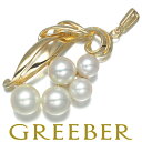★ポイント5倍対象商品★ MIKIMOTO ミキモト ペンダント トップ パール 真珠 4.8-6.3mm K18YG Pendant 【中古】BLJ