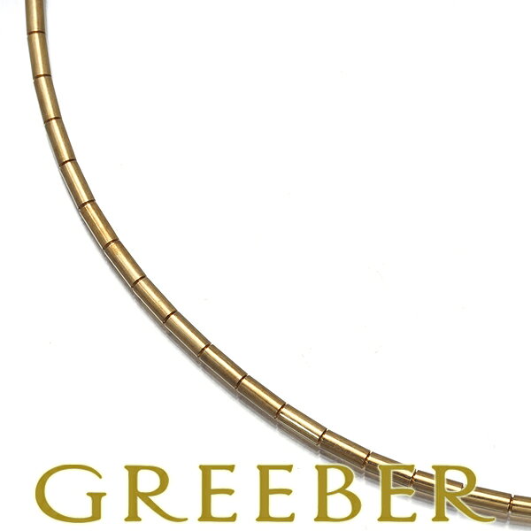 Rakuten - Cartier カルティエ チェーンネックレス オメガ チューブ 39cm K18YG Necklace【中古】BLJ