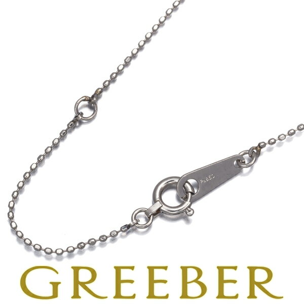 Rakuten - カットボール チェーンネックレス 40cm Pt850 Necklace【中古】GENJ