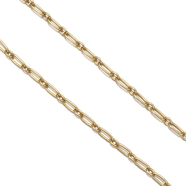 ★ポイント5倍対象商品★ 【要獲得！先着順最大6万円クーポン！】Cartier カルティエ チェーンネックレス リンク 45cm K18YG 修理証明書 Necklace【中古】BLJ