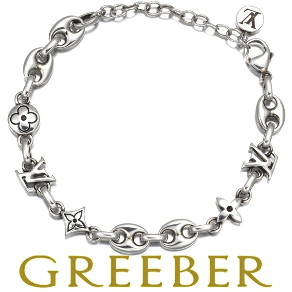 Rakuten - Louis Vuitton ルイヴィトン ブレスレット LVセーラー M02743 シルバー 925 Bracelet【中古】BLJ